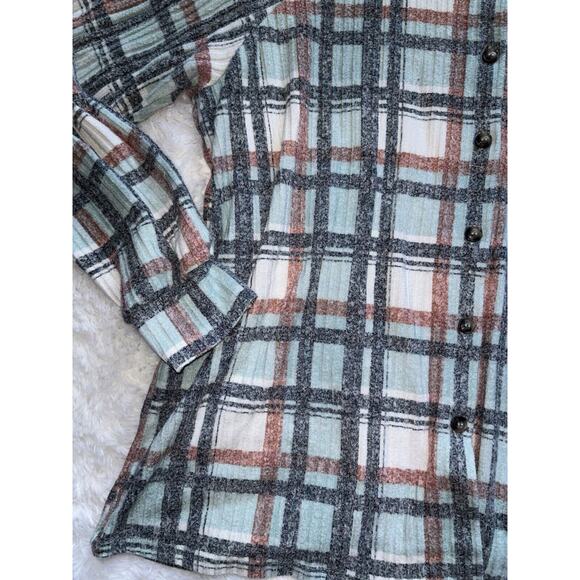 Modish Rebel Women’s Sz. S Button Plaid Shirt. Soft, Comfortable - Picture 9 of 15